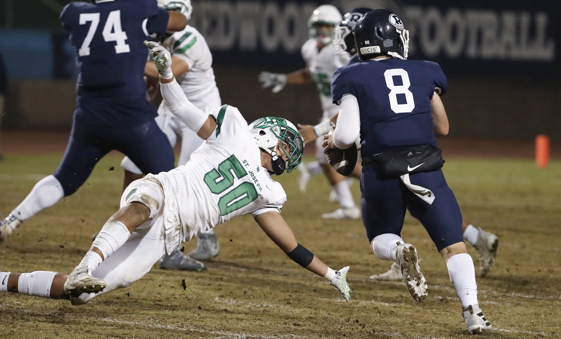St. Joseph Football versus Redwood CIF Football Matchup